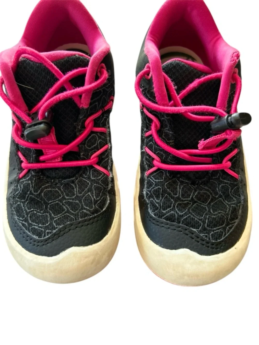Kamik Fundy Charcoal Pink Adjustable Bungee Lacing Bumper Toe Sneaker Size 9 T - Picture 3 of 8